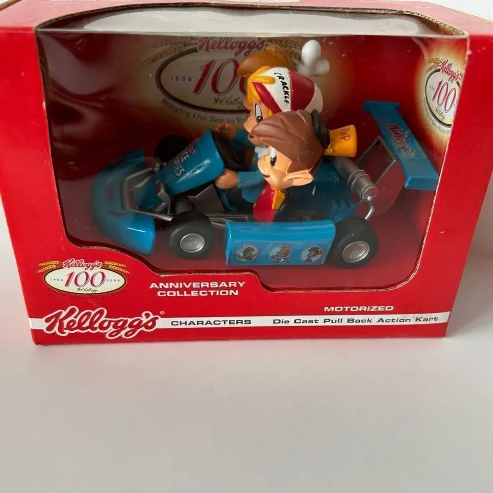 Kelloggs’s Rice Krispies Snap Crackle Pop 100 Anniversary Die Cast Action Kart